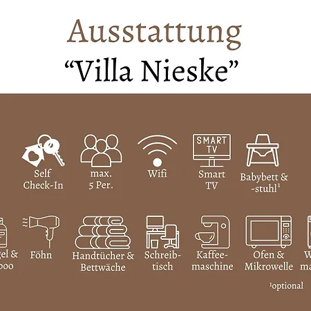 Apartman Nieske - Jugendstil Denkmal, Free Wlan & Parken, Self Check-in, Smart-tv *