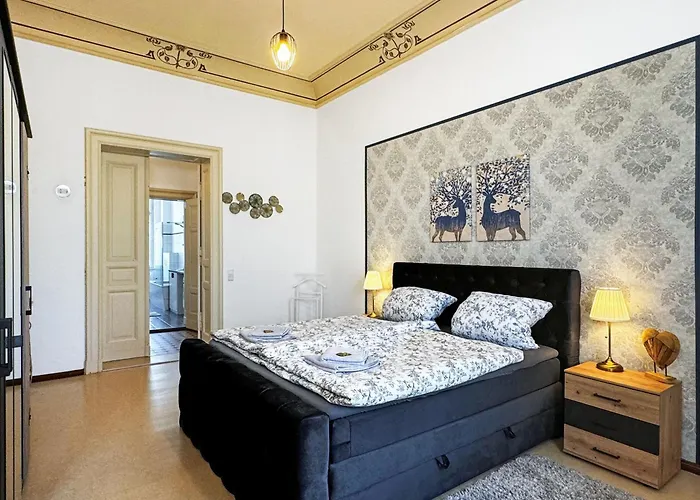 Nieske - Jugendstil Denkmal, Free Wlan & Parken, Self Check-in, Smart-tv *